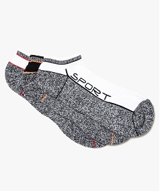 chaussettes de sport courtes homme (lot de 3) gris chaussettes7878601_1