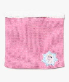 snood en maille double sherpa - la reine des neiges rose7884401_1