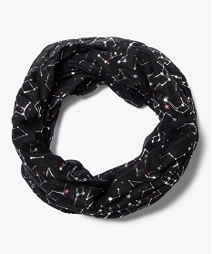 GEMO Snoods en voile motifs célestes Noir