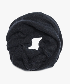 echarpe snood en maille bleu7901201_1