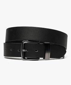 GEMO Ceinture homme avec boucle de fermeture carrée Noir