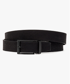 GEMO Ceinture monochrome texturée Noir