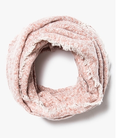 snood tricote en maille chinee rose7907301_2