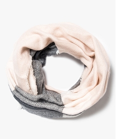 snood a rayures multicolores rose7907801_1