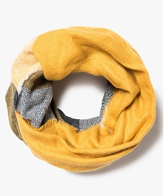 snood a rayures multicolores jaune7907901_1
