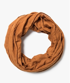 GEMO Foulard snood pailleté Orange