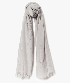 grand foulard leger avec strass gris7912701_1