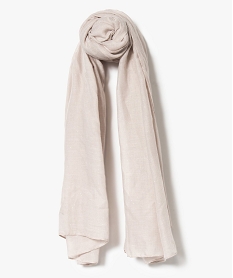 foulard rectange a paillettes beige7913401_1