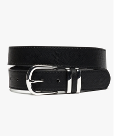 GEMO Ceinture texturée avec trois passants Noir