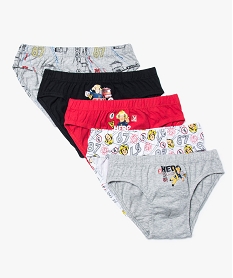 lot de 5 slips imprimes - sam le pompier multicolore pyjamas7919501_1