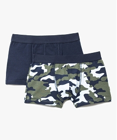 lot de 2 boxers stretch uni camo bleu pyjamas7919801_1