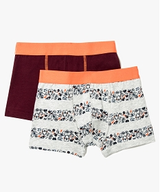 GEMO Boxer style streetwear - lot de 2 Multicolore