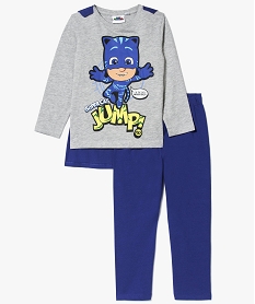 GEMO Pyjama 2 pièces garçon avec motifs Super cat - PJmasks Gris