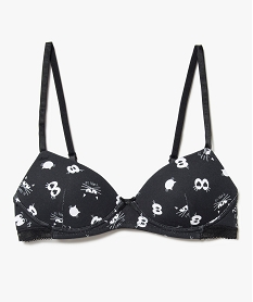 GEMO Soutien-gorge sans armatures à bonnets paddés et motifs Imprimé