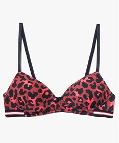 GEMO Soutien-gorge imprimé sans armature kaki fonce
