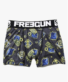 GEMO Boxer microfibre à motifs - Freegun kaki fonce