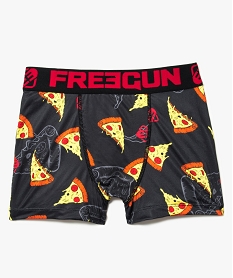 GEMO Boxer à motif pizza - Freegun kaki fonce