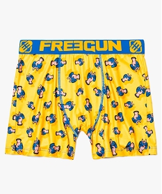 GEMO Boxer garçon en microfibre motif manette de jeu vidéo Freegun kaki fonce