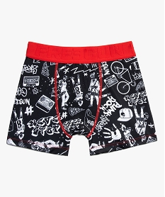 boxer garcon en microfibre imprime streetwear - freegun imprime7933001_1