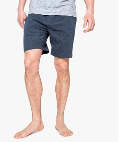 short de pyjama homme en jersey a taille elastiquee bleu7934801_1