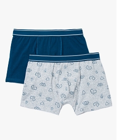 GEMO Boxers homme en coton stretch (lot de 2) Multicolore