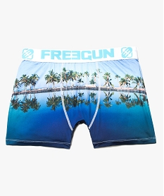 boxer imprime palmiers - freegun multicolore boxers et calecons7936401_1