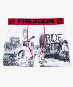 GEMO Boxer homme à motif urbain - Freegun Imprimé