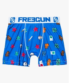 GEMO Boxer homme avec motifs pixels - Freegun Imprimé