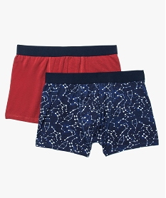 lot de boxers motifs galaxie et uni imprime boxers et calecons7937201_1