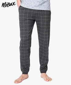 pantalon de pyjama homme en jersey a taille elastique imprime pyjamas et peignoirs7938201_1