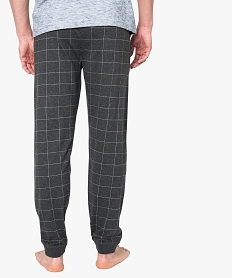 pantalon de pyjama homme en jersey a taille elastique imprime pyjamas et peignoirs7938201_3