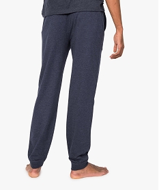 pantalon de pyjama homme en jersey a taille elastique bleu7938401_3