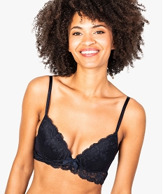 GEMO Soutien-gorge push-up en dentelle Bleu