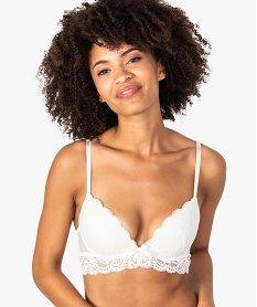 GEMO Soutien-gorge push-up en dentelle Beige