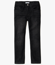 jean garcon coupe regular cinq poches noir jeans7960701_1