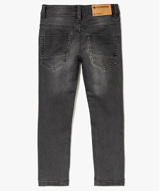jean slim 5 poches a leger delavage gris jeans7961101_2