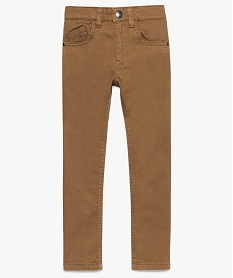 pantalon garcon 5 poches twill stretch beige7961901_1