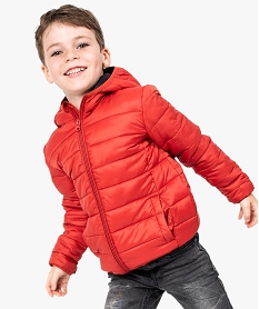 doudoune legere avec capuche rouge blousons et vestes7964201_1