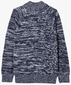 pull garcon chine a col montant zippe bleu pulls7966601_2
