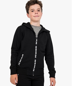 sweat a capuche garcon kwell noir7977001_1