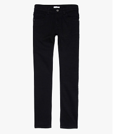 pantalon garcon 5 poches coupe slim en stretch noir pantalons7978001_2