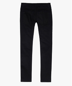 pantalon garcon 5 poches coupe slim en stretch noir pantalons7978001_3