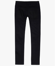 pantalon garcon 5 poches coupe slim en stretch noir pantalons7978001_4
