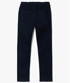 pantalon garcon 5 poches coupe slim en stretch bleu7978201_3