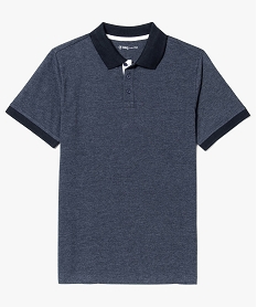 MARO NOIR POLO BLEU CHAMBRAY