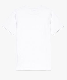 tee-shirt garcon uni a manches courtes blanc7981901_2