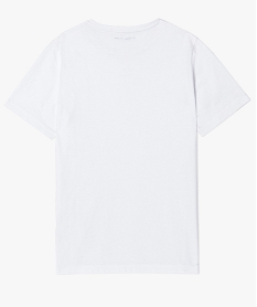 tee-shirt garcon uni a manches courtes blanc7981901_3