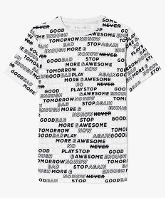 GEMO Tee-shirt imprimé à manches courtes Gris