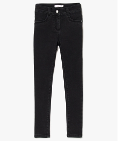 GEMO Jean slim 4 poches Noir