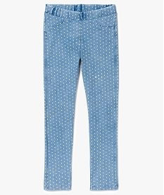 GEMO Jegging à pois Gris